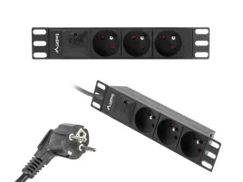 listwa-zasilajaca-przedluzacz-rack-pdu-10-1u-16a-2m-3x230v-z-bolcem-czarna