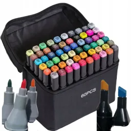 markery-alkoholowe-zestaw-60-sztuk-flamastry-pisaki-mazaki-dwustronne-etui