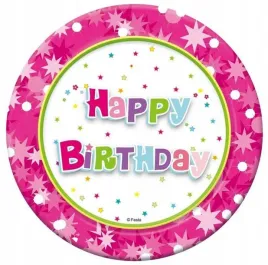 talerzyki-papierowe-happy-birthday-roz-18cm-6szt