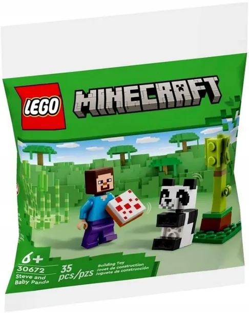 lego-minecraft-steve-i-mala-panda-30672-plec-chlopcy-dziewczynki