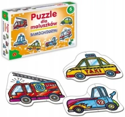 puzzle-dla-maluszkow-samochodziki-alexander-stan-nowy