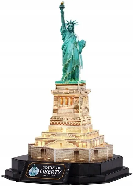 puzzle-3d-statua-wolnosci-led-cubic-fun-stan-nowy