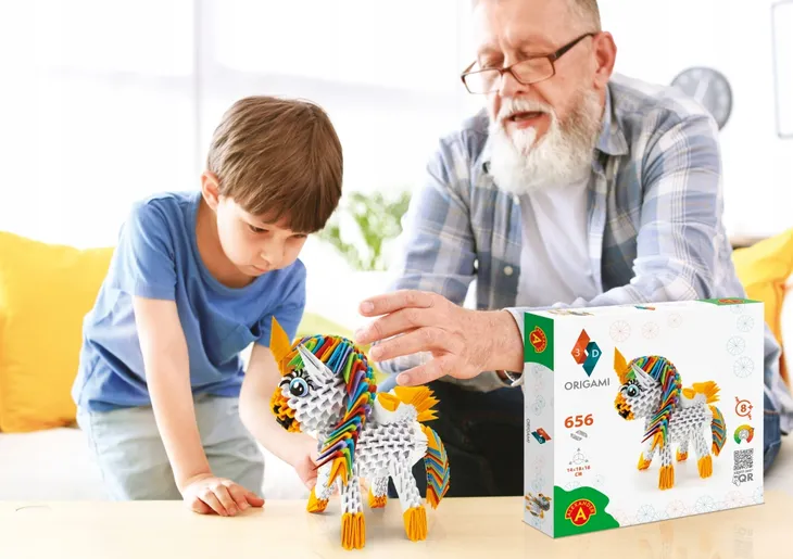 origami-3d-jednorozec-alex-glebokosc-produktu-16-cm