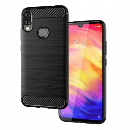 etui-na-telefon-xiaomi-redmi-7-case-carbon-pancerne-szklo-ochronne
