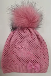 rozowa-czapka-dla-dziewczynki-z-kokardka