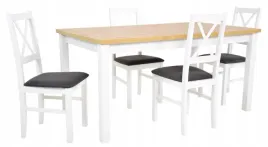 stol-rozkladany-90x160-200cm-4-krzesla-drewniane-tapicerowane-siedzisko