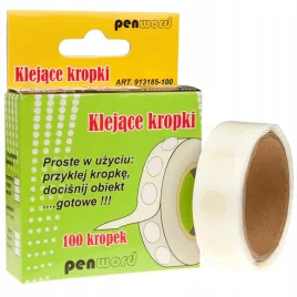 kropki-klejace-bezbarwne-dwustronne-mocne-100szt