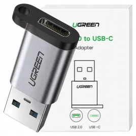 ugreen-adapter-przejsciowka-usb-c-zenski-usb-meski-usb-5gbs-szary