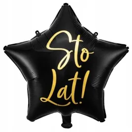 balon-foliowy-sto-lat-40cm-czarny