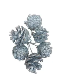 szyszki-silver-6cm-wiazka-6-szt