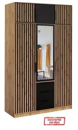 szafa-3-drzwiowa-z-nadstawka-150-cm-bali-lux-d3-dab-wotan-czarny-lustro