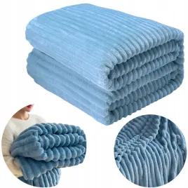 gruby-koc-160x200-pluszowy-wytlaczany-w-paski-pastelowe-kolory-narzuta