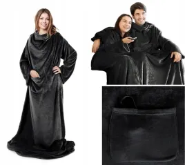 koc-z-rekawami-na-prezent-gwiazdke-cieply-gruby-kolory-bez-czarny-stal