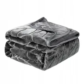 koc-cieply-gruby-miekki-narzuta-pled-na-lozko-kanape-160x200-grafit-liscie