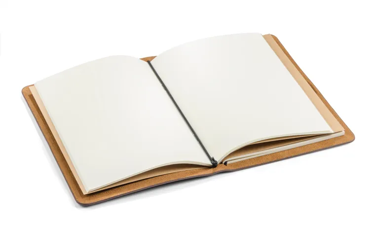 notes-retro-a5-brazowy-stan-nowy