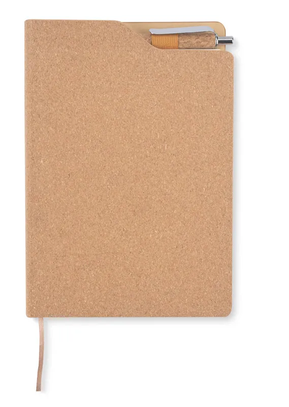 notes-korkowy-z-dlugopisem-tesso-a5-stan-nowy