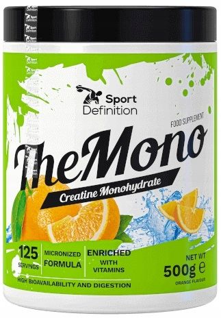 Фото - Креатин Sport Definition ﻿ THE MONO 500g KREATYNA PREMIUM NA 125 DNI SIŁA MOC 