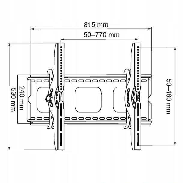 art-uchwyt-scienny-ar08-32-100-standard-vesa-200-x-300