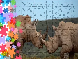 puzzle-tradycyjne-zwierzeta-nosorozec-producent