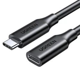 kabel-ugreen-10387-usb-c-usb-c-pd-qc-4k-60hz-100w-5a-10gb-s-1m-czarny