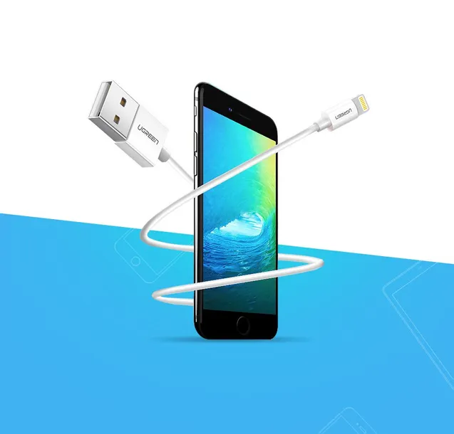kabel-ugreen-us155-20728-usb-a-lightning-mfi-2-4a-1m-bialy-stan-nowy-stan-opakowania-oryginalne