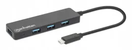 manhattan-usb-c-dock-hub-porty-4-usb-a-x4-5-gbps-usb-3-2-gen1-znane