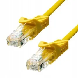 proxtend-kabel-ethernet-cat5e-u-utp-cu-pvc-zolty-50cm-5utp-005y