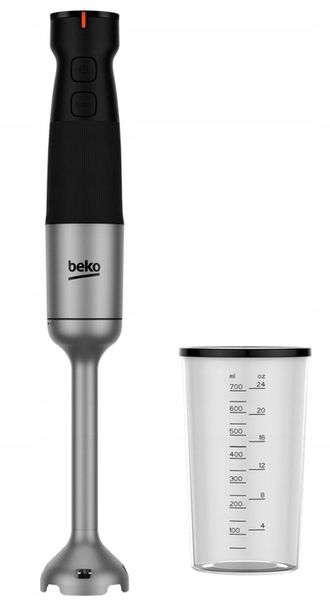 ﻿Blender ręczny Beko HBA 81762BX 750W 12 prędkości 4 ostrza 700 ml Stal