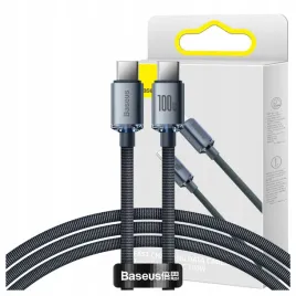 baseus-kabel-przewod-usb-c-do-usb-c-100w-12m-czarny-wytrzymaly