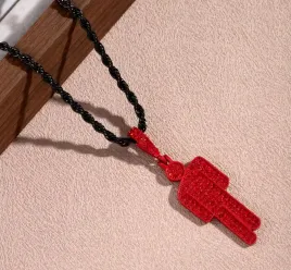 naszyjnik-wisiorek-chain-billie-eilish-bad-guy-czerwony-prezent