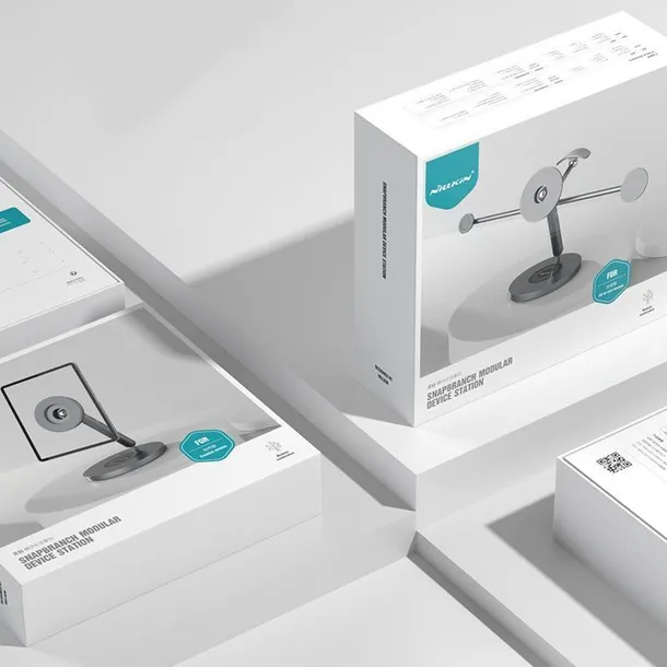 nillkin-snapbranch-modular-device-station-gray-szary-stan-nowy