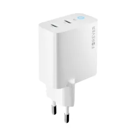 forever-ladowarka-sieciowa-gan-pd-qc-tc-06-65cc-2x-usb-c-65w-biala