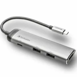 verbatim-adapter-hub-usb-c-usb-c-2xusb-a-3-0-hdmi-aluminium-aluminum-491