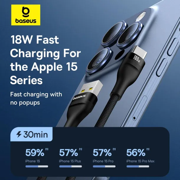 baseus-kabel-flash-2-charging-cable-usb-to-usb-c-100w-1m-cluster-czarny-stan-nowy-kolor-czarny