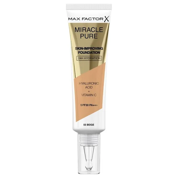 max-factor-miracle-pure-podklad-do-twarzy-spf30-30-ml-55-beige-wlasciwosci-nawilzajace