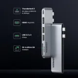 hub-ugreen-cm380-2xusb-c-hdmi-2xusb-3-0-sdtf-usb-c-pd-szary-marka-ugreen-stan-nowy