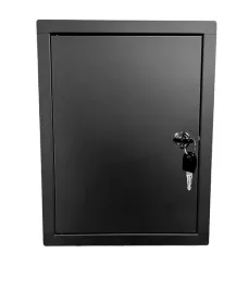 drzwiczki-rewizyjne-30x40-metalowe-czarne-na-klucz-rewizja-na-zamek