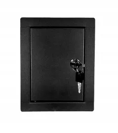 drzwiczki-rewizyjne-15x20-metalowe-czarne-na-klucz-rewizja-na-zamek