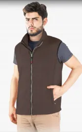 kamizelka-meska-bezrekawnik-ochronny-polarowy-dwie-kieszenie-brazowy-r-xl