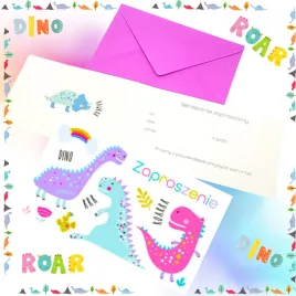zaproszenia-na-urodziny-dla-dzieci-dino-koperty-gratis-10-sztuk