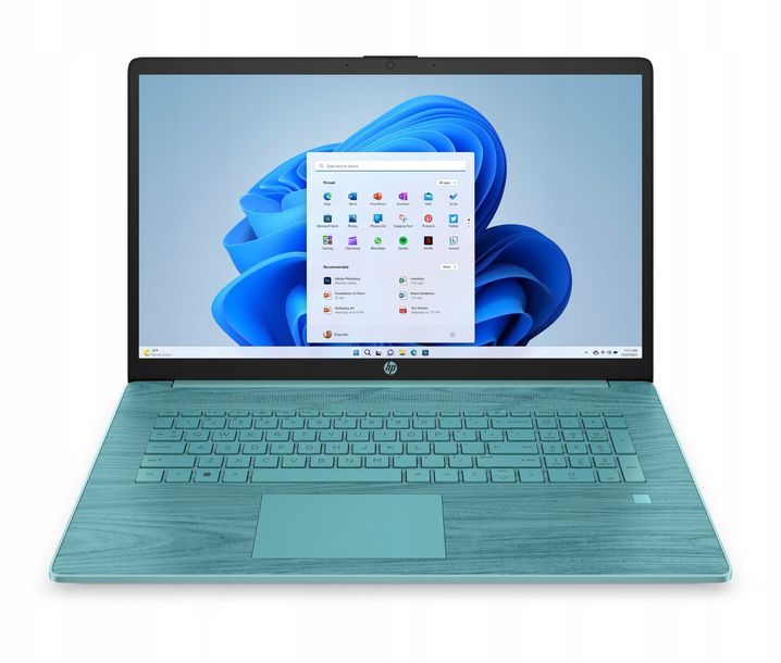 Laptop HP 17-cn Intel N4120 16GB 512GB Intel UHD HD+ Dotyk Win 11 Niebieski