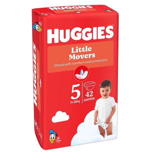 Фото - Підгузки Huggies Pieluchy  Little Movers rozmiar 5  42szt (11-25kg)