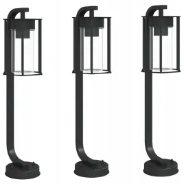 lampy-ogrodowe-stojace-3-szt-czarne-60-cm-stal-nierdzewna