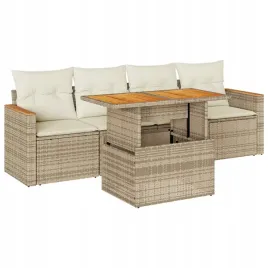 5-cz-zestaw-mebli-z-poduszkami-bezowy-rattan-pe-i-akacja