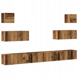 7-cz-zestaw-szafek-tv-stare-drewno-material-drewnopochodny