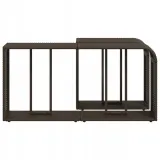 polki-2-szt-brazowe-polirattan-glebokosc-mebla-1-cm