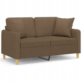 2-osobowa-sofa-z-poduszkami-brazowa-120-cm-tka