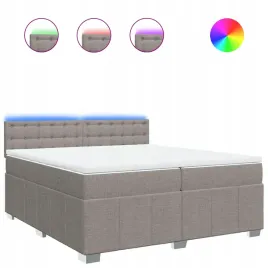 lozko-kontynentalne-z-materacem-taupe-tkanina-200x200-cm