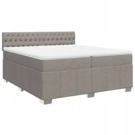lozko-kontynentalne-z-materacem-taupe-tkanina-200x200-cm