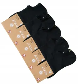 stopki-bawelna-aura-via-38-41-zestaw-5-par-czarne